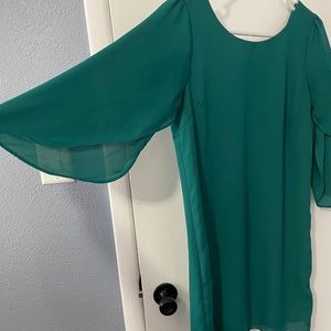 Charlotte Russe Green dress Size S